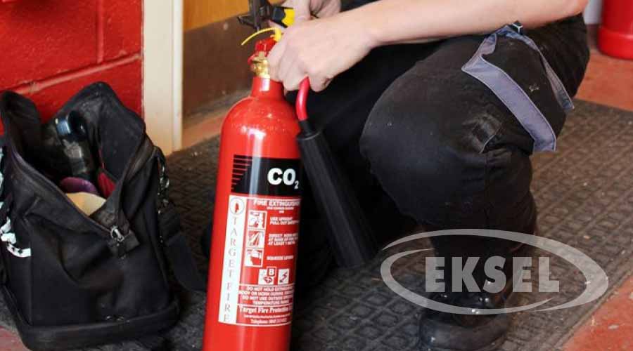 CO2 Yangın Söndürücüler için Kullanım Yönergeleri