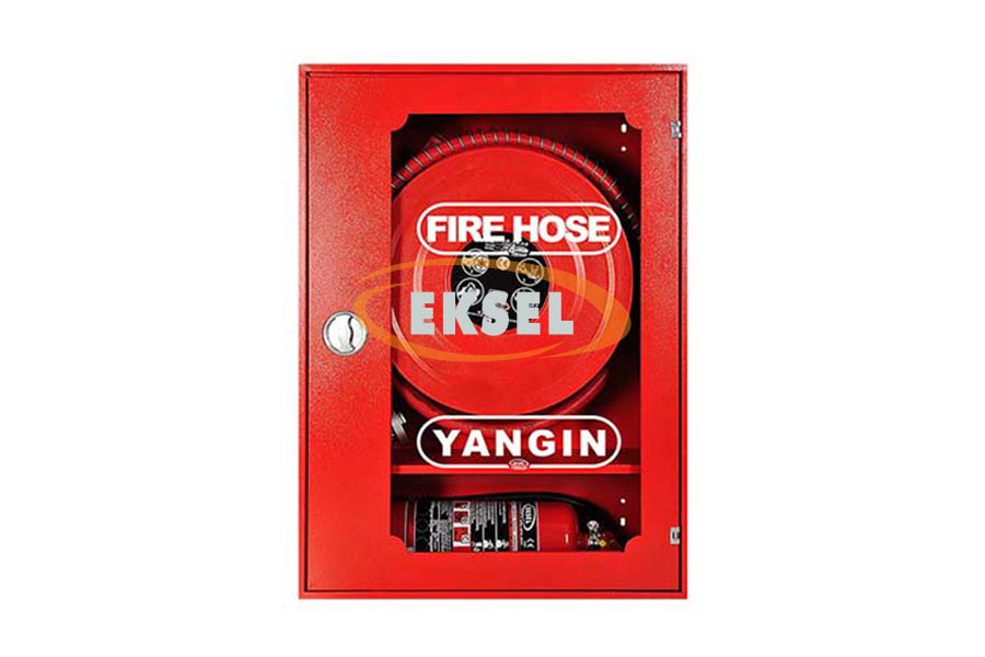 Sıva Üstü Şeffaf Yangın Dolabı - Eksel Yangın